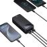 Mcdodo MC-4240 30000Mah 22.5W 4-in-1 fast charging with PD, QC, SCP, and VOOC Power Bank Supports fast charging for Apple, Samsung, Huawei, Xiaomi, OPPO, and VIVO mobile phones Smart LCD Digital Display - Black